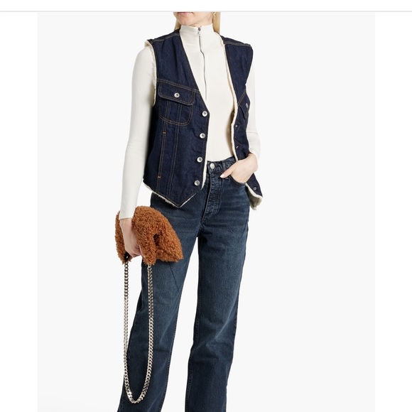 NWT Rag & Bone Alex High Rise Straight Jeans (Color Dekalb) (size 24) - Picture 2 of 10